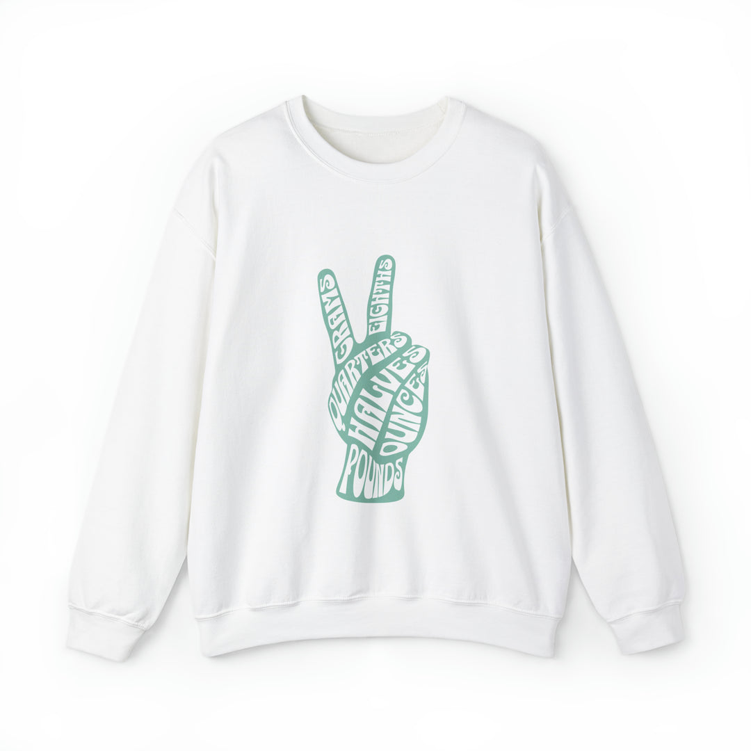 Peace Grams Eighths Crewneck Sweatshirt - Ken Ahbus