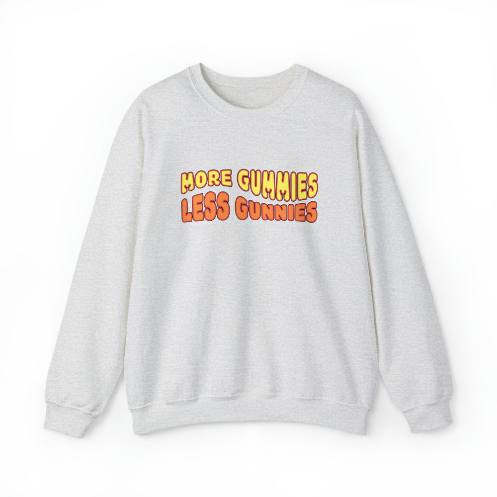 More Gummies Less Gunnies Crewneck Sweatshirt - Ken Ahbus
