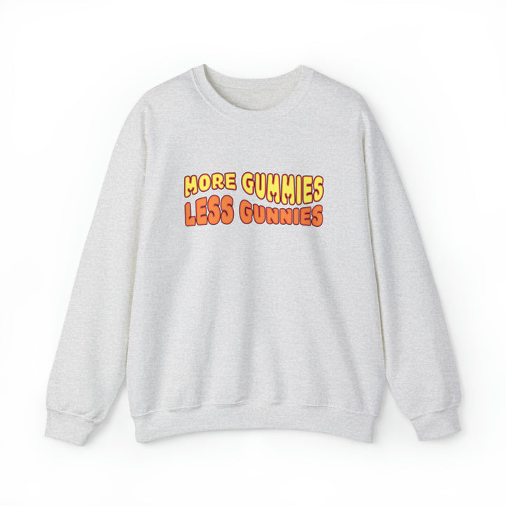 More Gummies Less Gunnies Crewneck Sweatshirt - Ken Ahbus