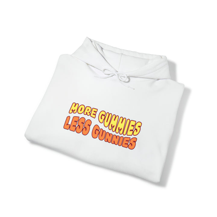 More Gummies Less Gunnies Hooded Sweatshirt - Ken Ahbus