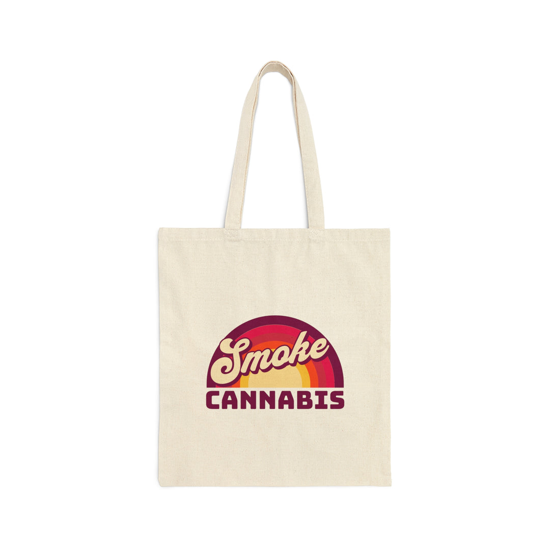 Smoke Cannabis Retro Tote Bag