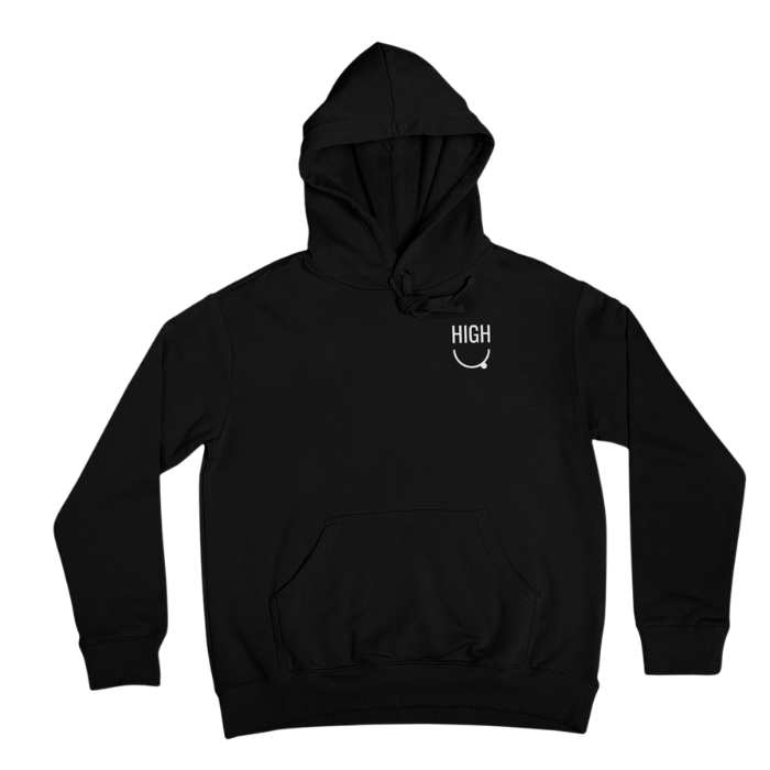 High Hoodie in Black - Ken Ahbus