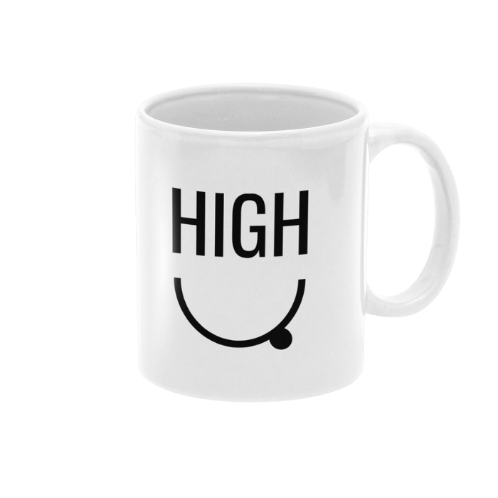 High- 11 oz Ceramic Mug