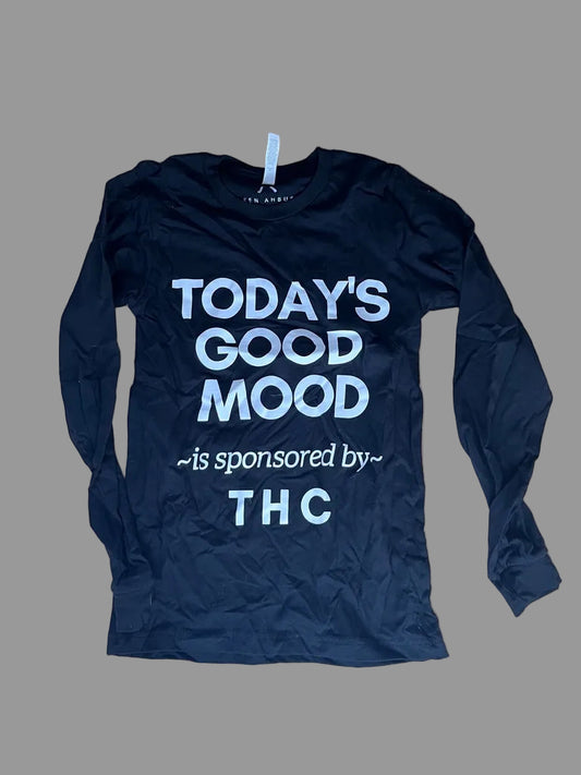 black long sleeve todays good mood 